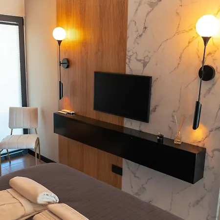 Mykonos Homes - Luxurioeses Penthouse Mit Rooftop Pool, Meerblick, Gym