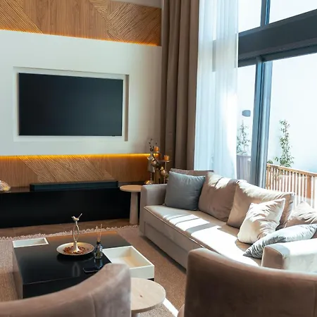 Mykonos Homes - Luxurioeses Penthouse Mit Rooftop Pool, Meerblick, Gym Kalogrea