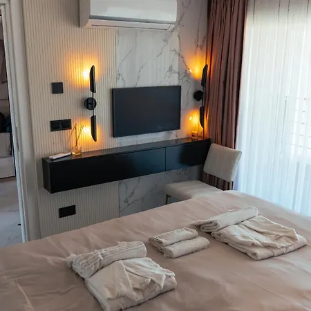 Mykonos Homes - Luxurioeses Penthouse Mit Rooftop Pool, Meerblick, Gym Apartament