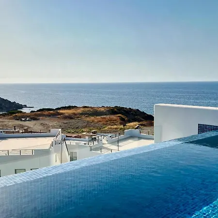 公寓 Mykonos Homes - Luxurioeses Penthouse Mit Rooftop Pool, Meerblick, Gym