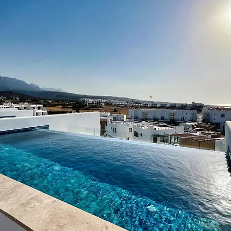 Mykonos Homes - Luxurioeses Penthouse Mit Rooftop Pool, Meerblick, Gym Kalogrea