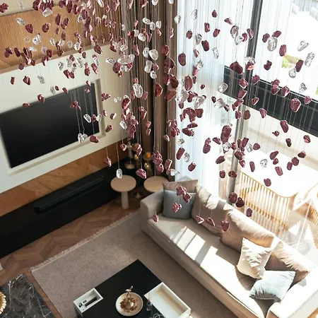 公寓 Mykonos Homes - Luxurioeses Penthouse Mit Rooftop Pool, Meerblick, Gym *