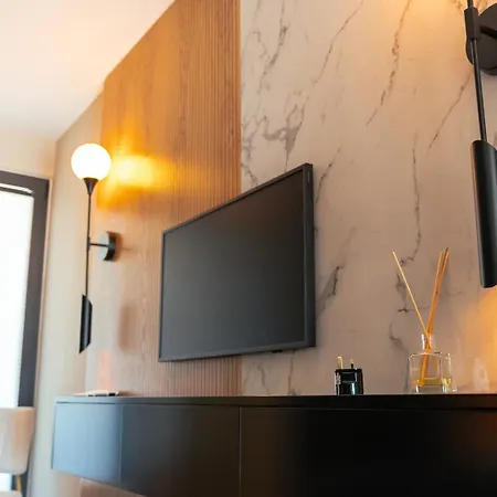 Mykonos Homes - Luxurioeses Penthouse Mit Rooftop Pool, Meerblick, Gym 公寓 *