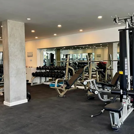 Mykonos Homes - Luxurioeses Penthouse Mit Rooftop Pool, Meerblick, Gym شقة *