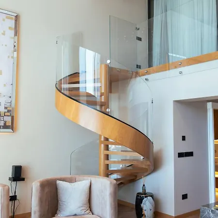 Mykonos Homes - Luxurioeses Penthouse Mit Rooftop Pool, Meerblick, Gym