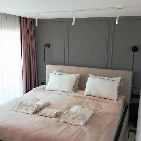 公寓 Mykonos Homes - Luxurioeses Penthouse Mit Rooftop Pool, Meerblick, Gym Kalogrea