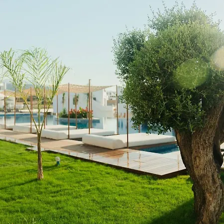 Mykonos Homes - Luxurioeses Penthouse Mit Rooftop Pool, Meerblick, Gym 公寓 Kalogrea