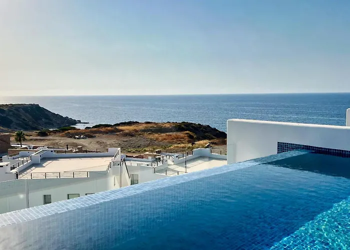 Lägenhet Mykonos Homes - Luxurioeses Penthouse Mit Rooftop Pool, Meerblick, Gym