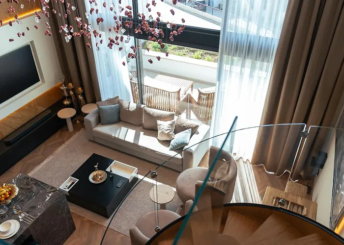 Lägenhet Mykonos Homes - Luxurioeses Penthouse Mit Rooftop Pool, Meerblick, Gym *