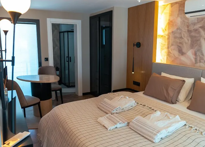 Lägenhet Mykonos Homes - Luxurioeses Penthouse Mit Rooftop Pool, Meerblick, Gym Kalogrea