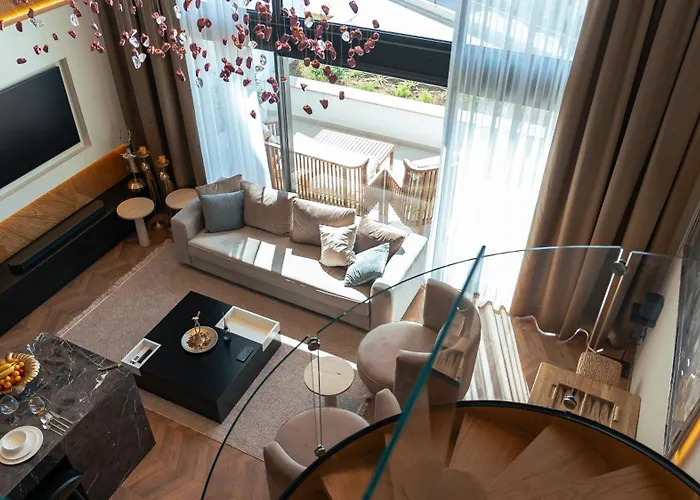 Mykonos Homes - Luxurioeses Penthouse Mit Rooftop Pool, Meerblick, Gym