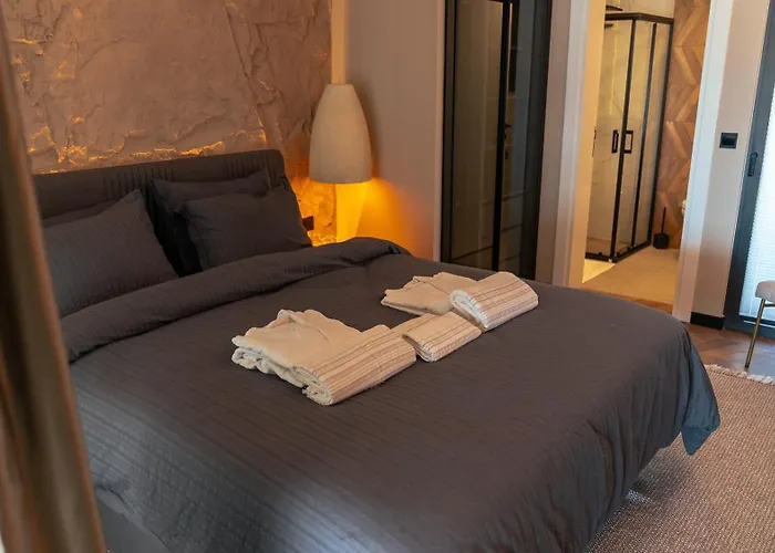 Mykonos Homes - Luxurioeses Penthouse Mit Rooftop Pool, Meerblick, Gym