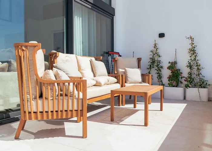 Mykonos Homes - Luxurioeses Penthouse Mit Rooftop Pool, Meerblick, Gym Lägenhet Kalogrea