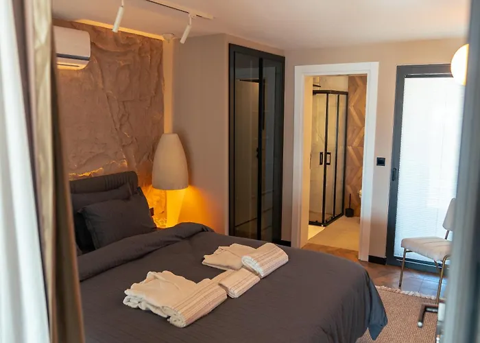 Mykonos Homes - Luxurioeses Penthouse Mit Rooftop Pool, Meerblick, Gym