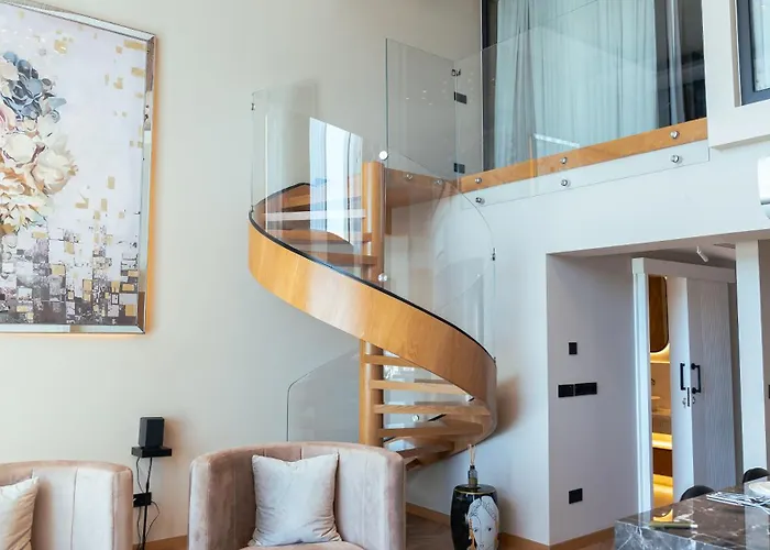 Mykonos Homes - Luxurioeses Penthouse Mit Rooftop Pool, Meerblick, Gym *